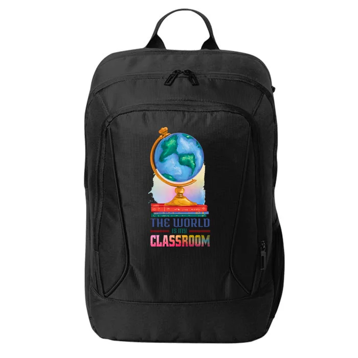 The World Is My Classroom Globe City Backpack