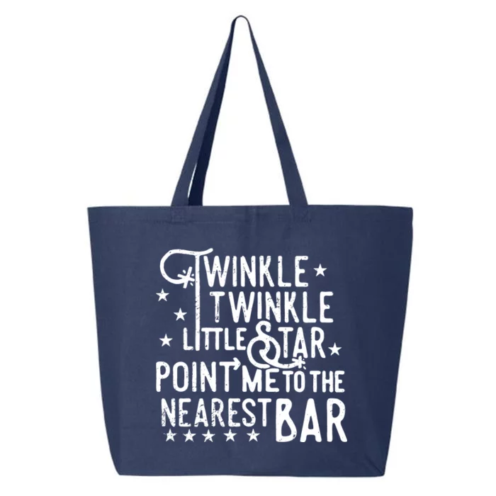 Twinkle Little Star Point Me To The Nearest Bar 25L Jumbo Tote