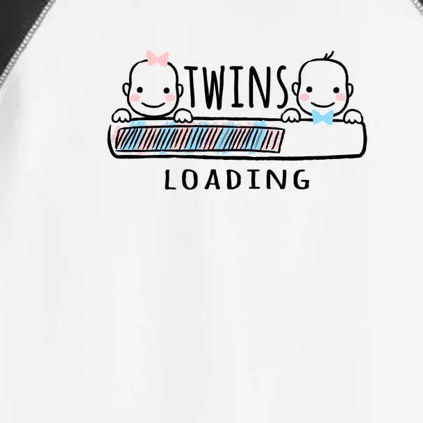 Twins loading cute twin mother Toddler Fine Jersey T-Shirt