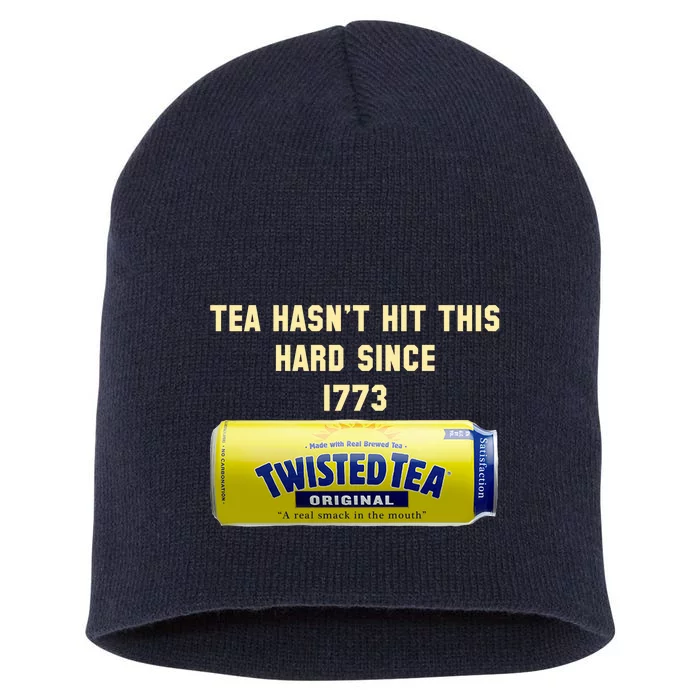 Twisted Tea Hasn't Hit This Hard Since 1773 Short Acrylic Beanie