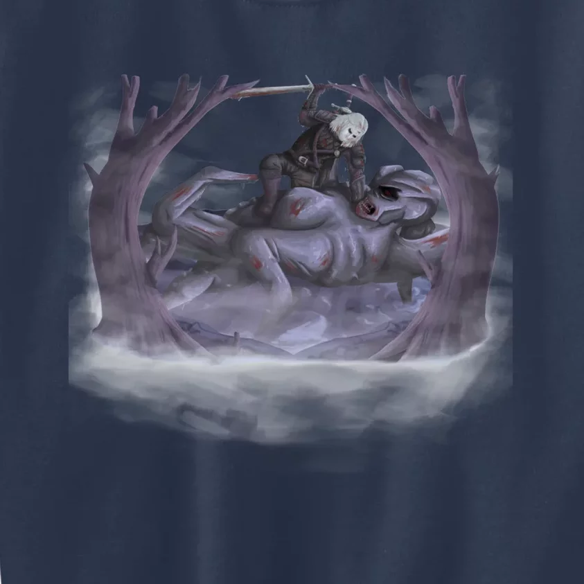 The Witcher Kikimora Fight Kids Sweatshirt