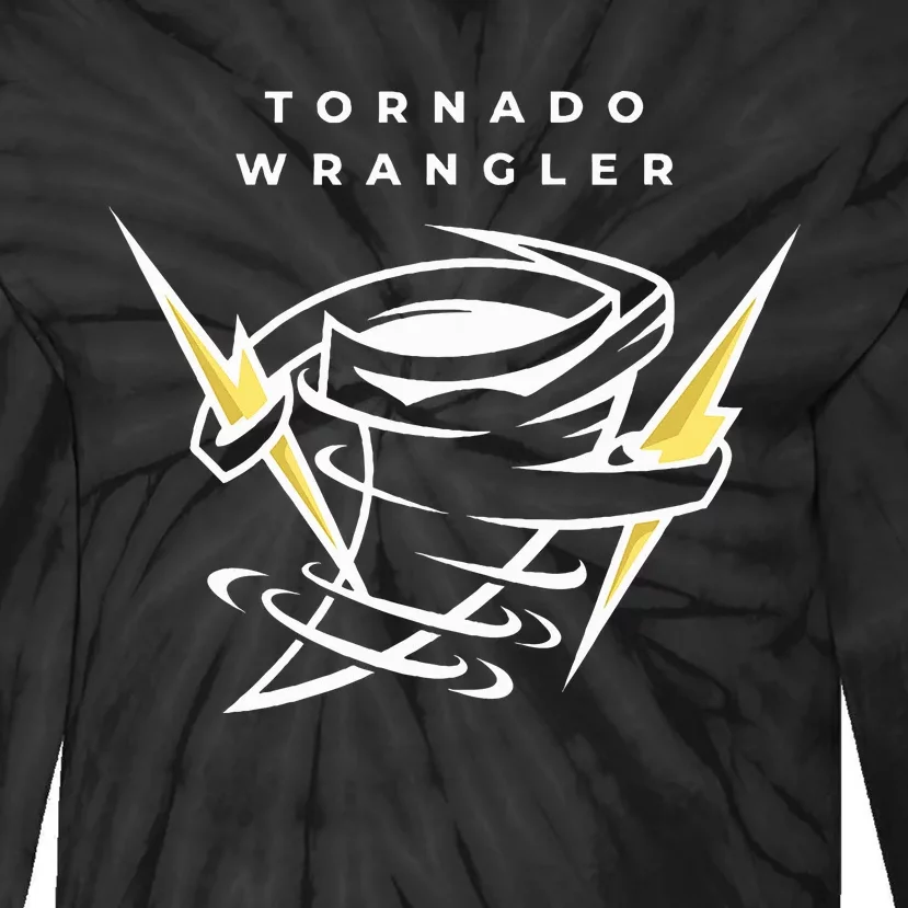 Tornado Wrangler Lightning Tie-Dye Long Sleeve Shirt