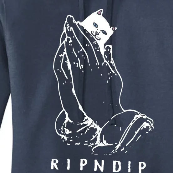 Tops Wotee Lord Nermal Pocket Cat Not Ripndip Rip N Dip Cat Women's Pullover Hoodie