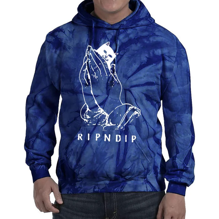 Tops Wotee Lord Nermal Pocket Cat Not Ripndip Rip N Dip Cat Tie Dye Hoodie