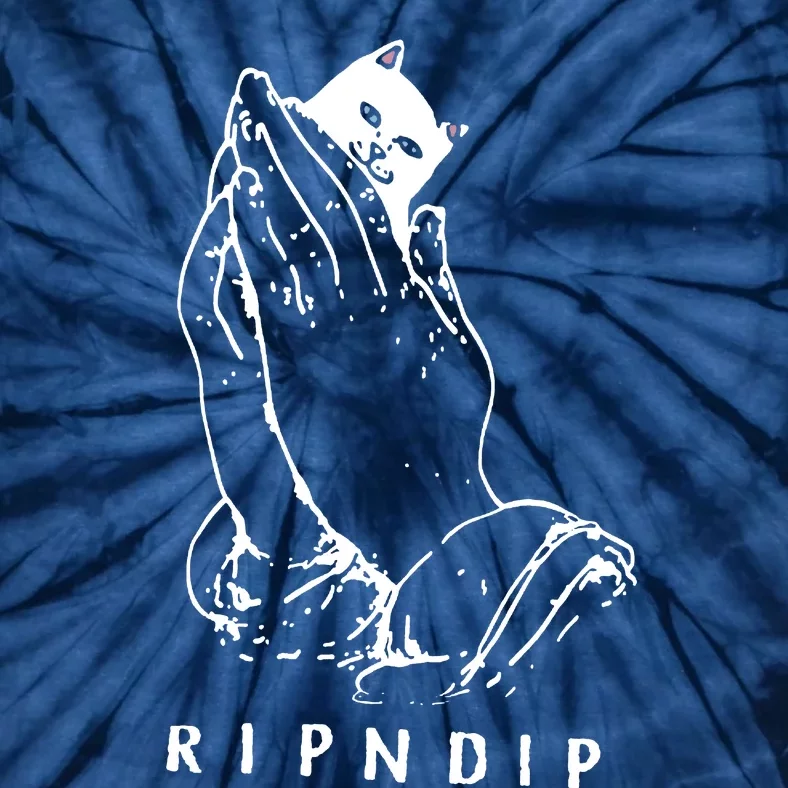 Tops Wotee Lord Nermal Pocket Cat Not Ripndip Rip N Dip Cat Tie-Dye T-Shirt