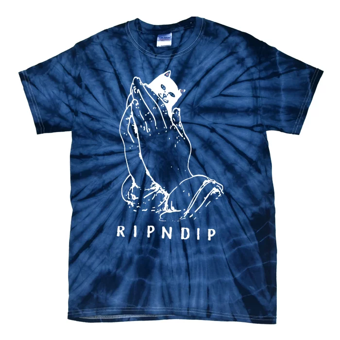 Tops Wotee Lord Nermal Pocket Cat Not Ripndip Rip N Dip Cat Tie-Dye T-Shirt