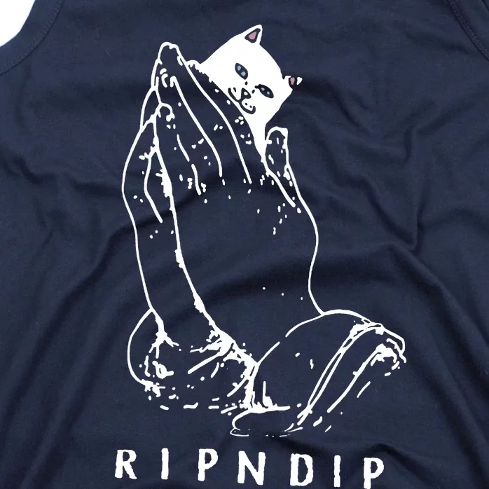 Tops Wotee Lord Nermal Pocket Cat Not Ripndip Rip N Dip Cat Tank Top