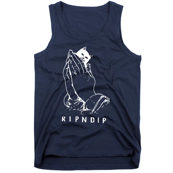 Tops Wotee Lord Nermal Pocket Cat Not Ripndip Rip N Dip Cat Tank Top