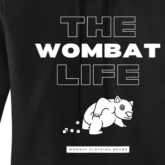 The Wombat Life Funny Animal Zoo Australia Women's Pullover Hoodie