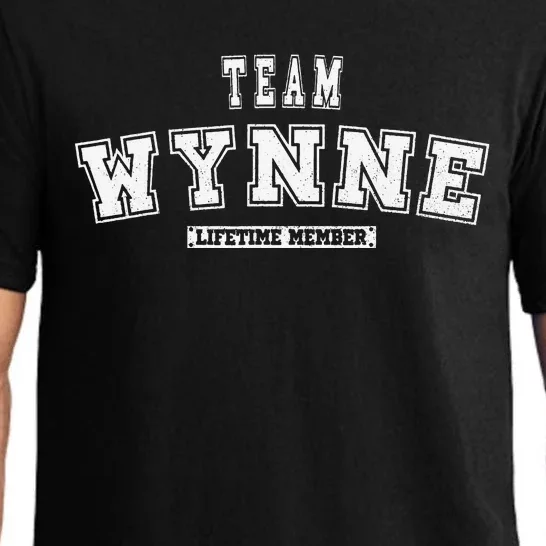 Team WYNNE Lifetime Member Family Last Name Pajama Set