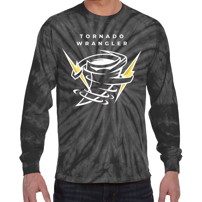 Tornado Wrangler Lightning Tie-Dye Long Sleeve Shirt