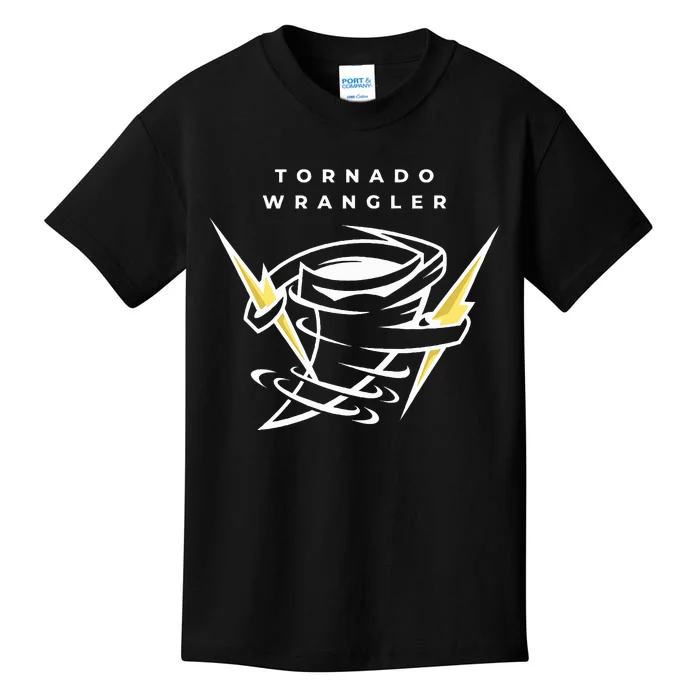 Tornado Wrangler Lightning Kids T-Shirt