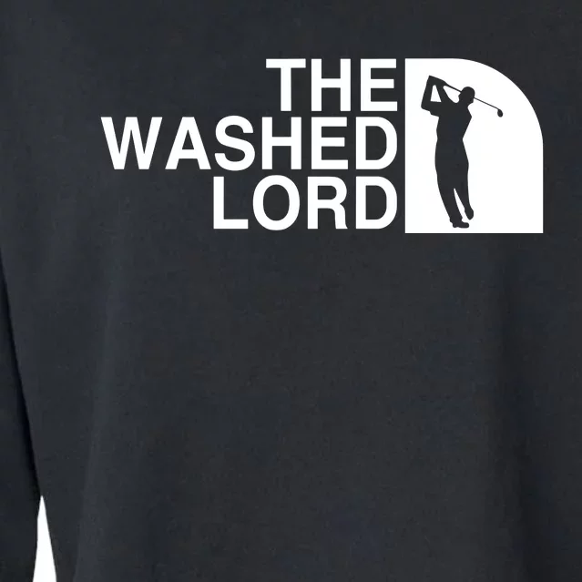 The Washed Lord Golf Cropped Pullover Crew