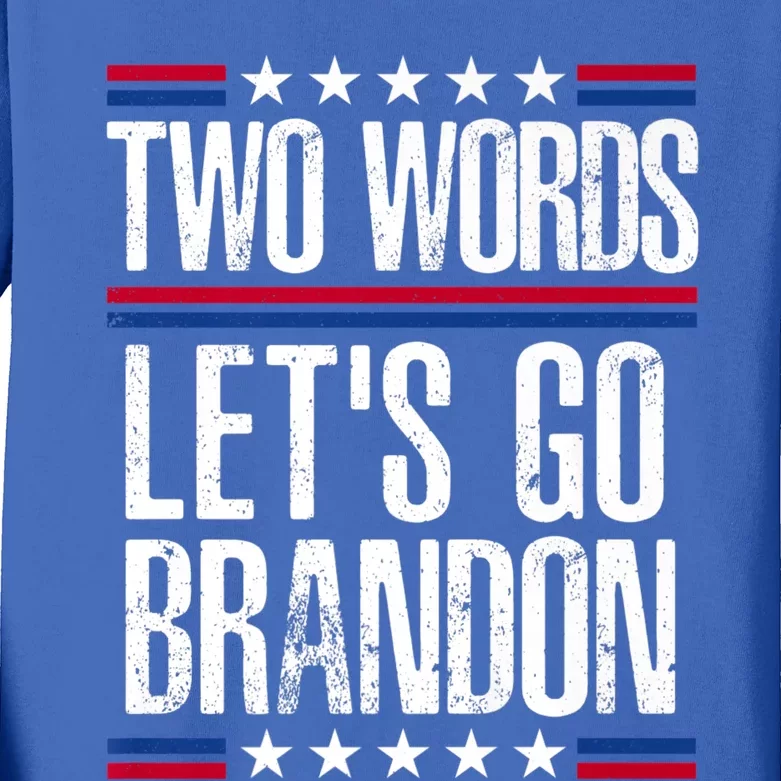 Two Words Let's Go Brandon Shirt 