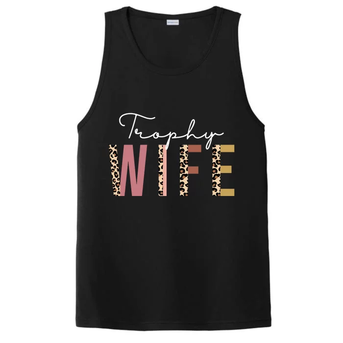 Trophy Wife Leopard Print Performance Tank