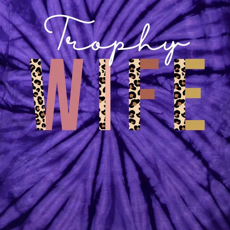 Trophy Wife Leopard Print Tie-Dye T-Shirt