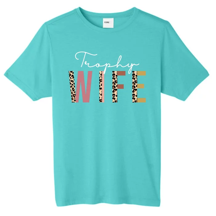 Trophy Wife Leopard Print ChromaSoft Performance T-Shirt