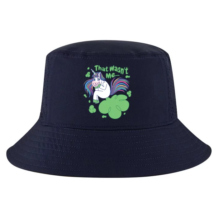 That Wasn't Me Funny Unicorn Farting Cool Comfort Performance Bucket Hat