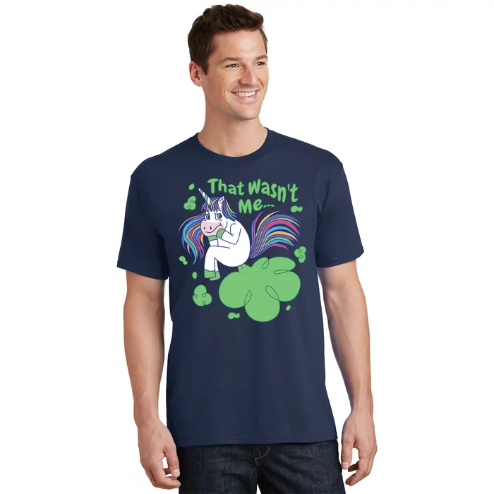 That Wasn't Me Funny Unicorn Farting T-Shirt