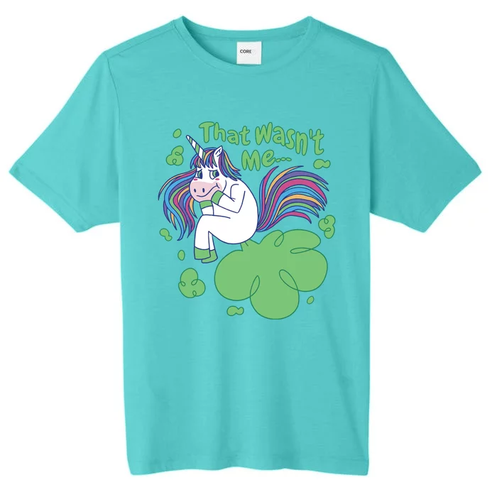 That Wasn't Me Funny Unicorn Farting ChromaSoft Performance T-Shirt