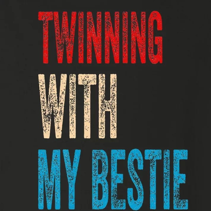 Twinning With My Bestie Spirit Week Twin Day Best Friend Toddler Long Sleeve Shirt