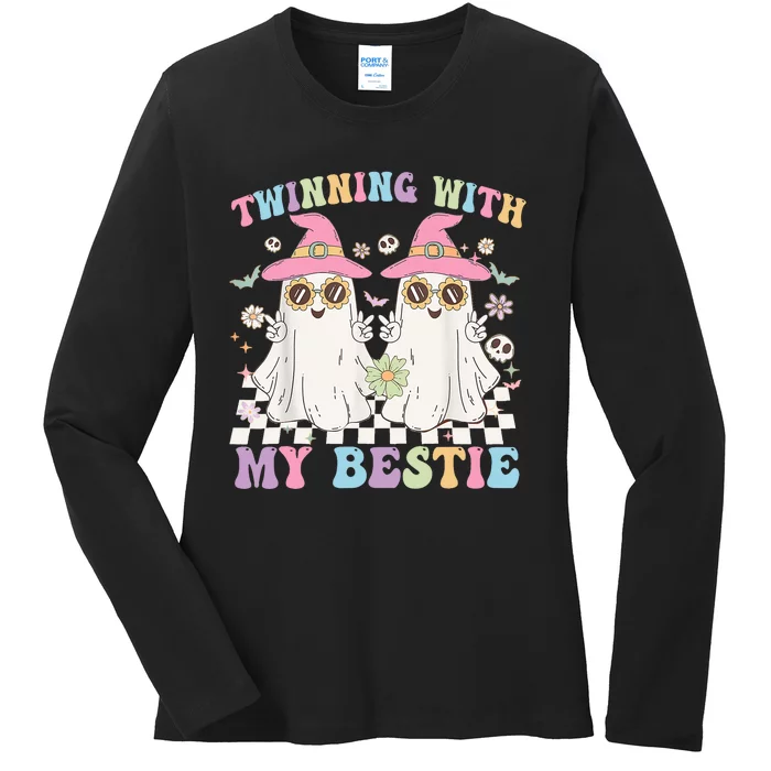 Twinning With My Bestie Friends Spirit Week Ladies Long Sleeve Shirt