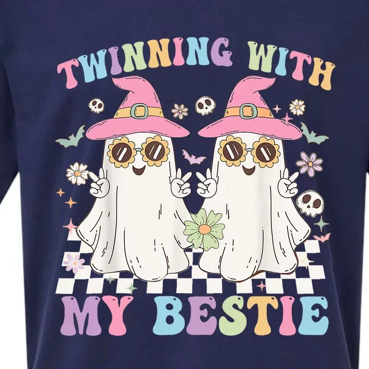 Twinning With My Bestie Friends Spirit Week Sueded Cloud Jersey T-Shirt