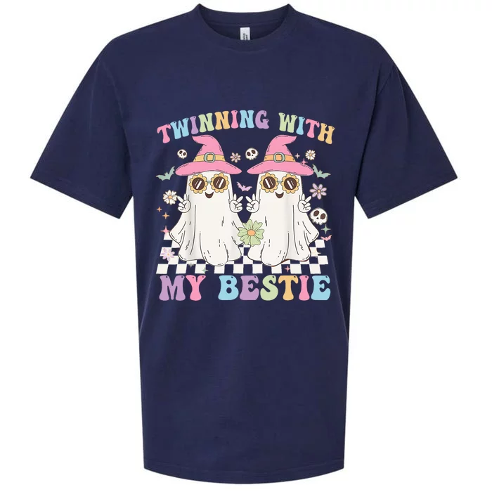 Twinning With My Bestie Friends Spirit Week Sueded Cloud Jersey T-Shirt