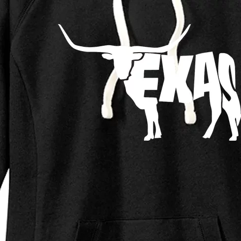 Texas Word Mashup Longhorn Women's Fleece Hoodie