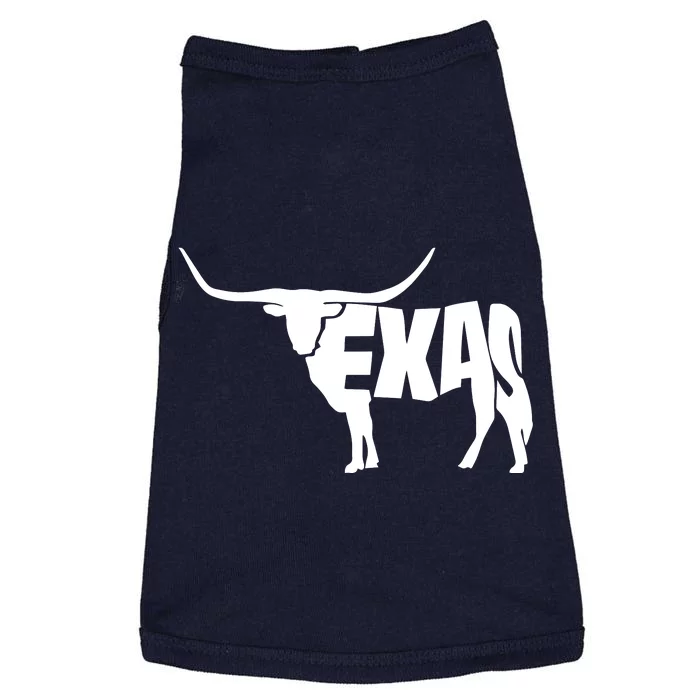 Texas Word Mashup Longhorn Doggie Tank