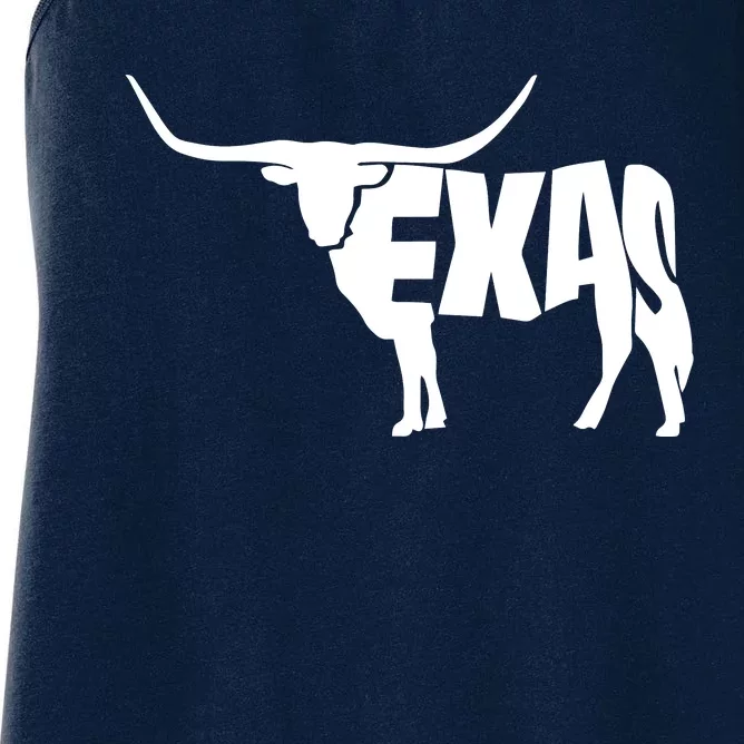 Texas Word Mashup Longhorn Women's Racerback Tank