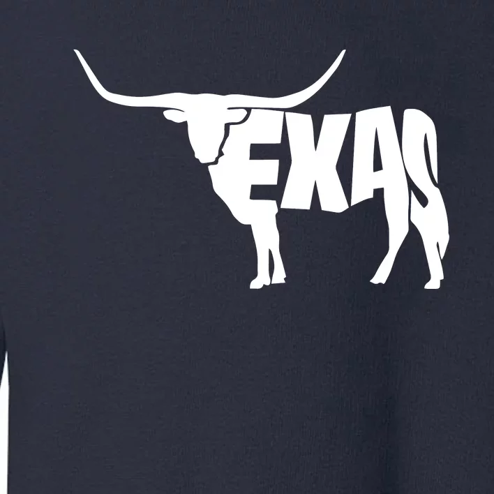 Texas Word Mashup Longhorn Toddler Sweatshirt