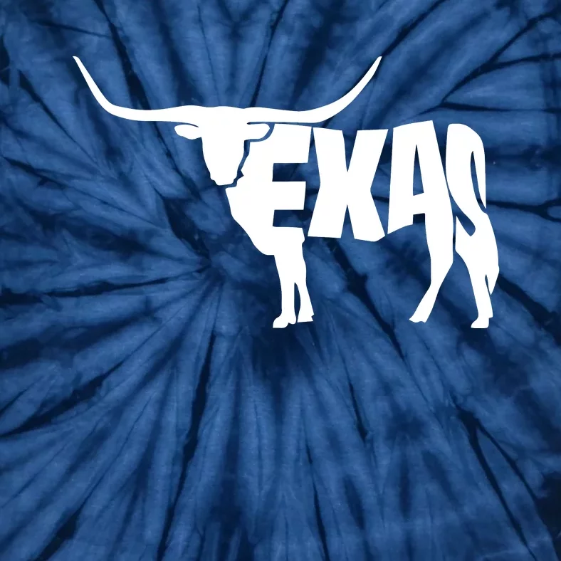 Texas Word Mashup Longhorn Tie-Dye T-Shirt