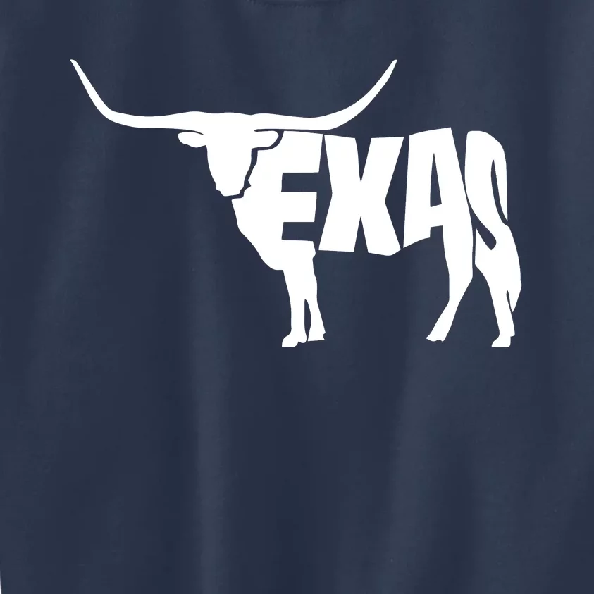 Texas Word Mashup Longhorn Kids Sweatshirt