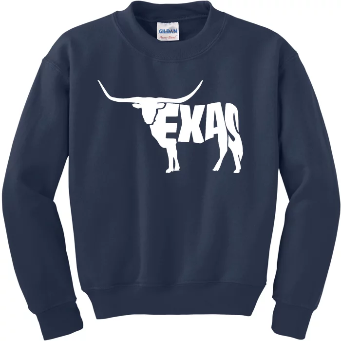 Texas Word Mashup Longhorn Kids Sweatshirt