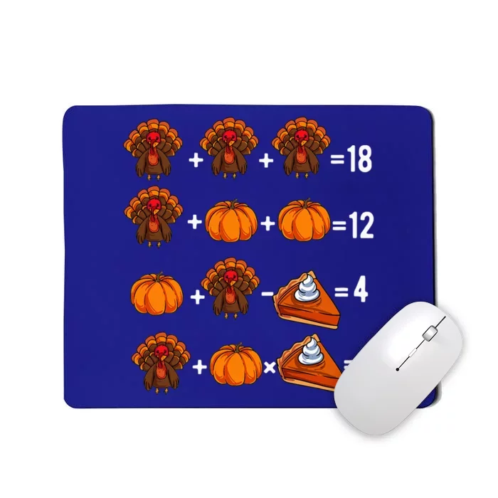 Thanksgiving Weekend Math Teacher Humor Order Of Operations Mousepad