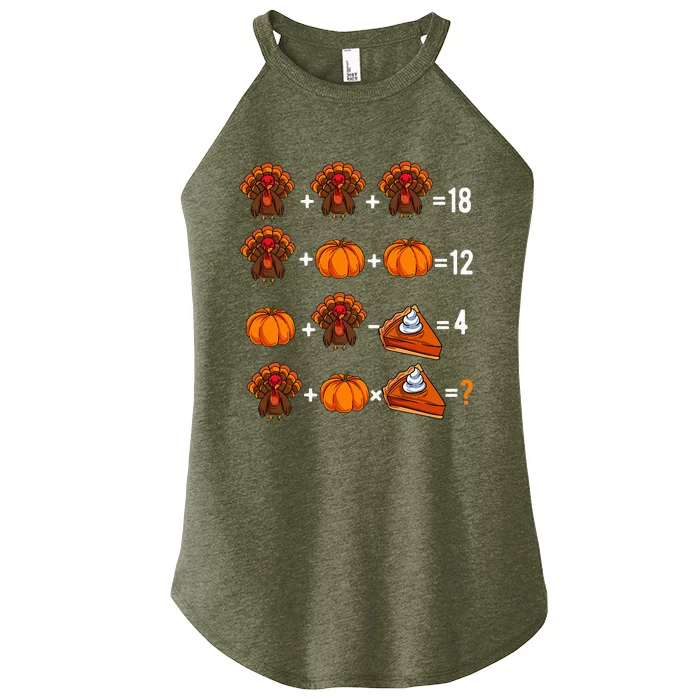 Thanksgiving Weekend Math Teacher Humor Order Of Operations Women’s Perfect Tri Rocker Tank