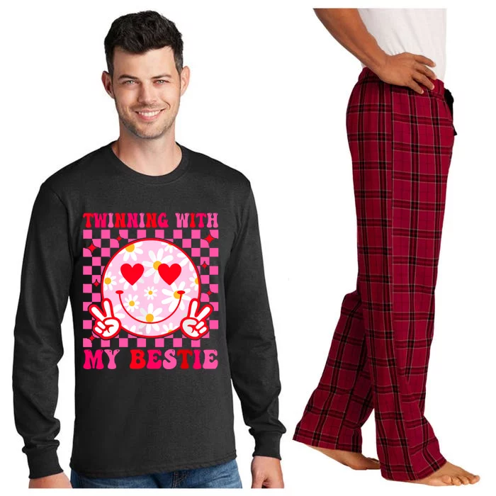 Twinning With My Bestie Matching Best Friend Bff Twins Day Long Sleeve Pajama Set