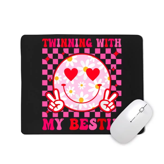 Twinning With My Bestie Matching Best Friend Bff Twins Day Mousepad