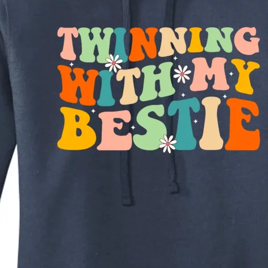 Twinning With My Bestie Spirit Week Best Friend Twin Day Women's Pullover Hoodie