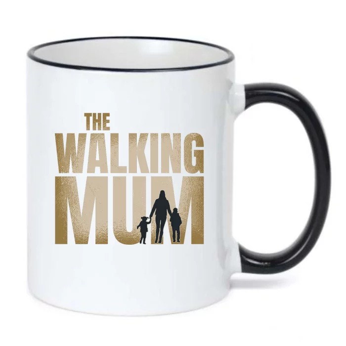 The Walking Mum Black Color Changing Mug