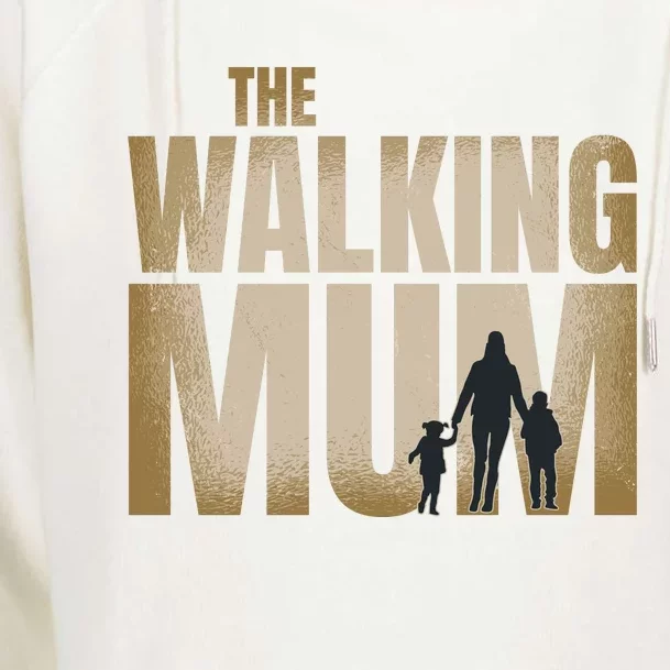 The Walking Mum Womens Funnel Neck Pullover Hood