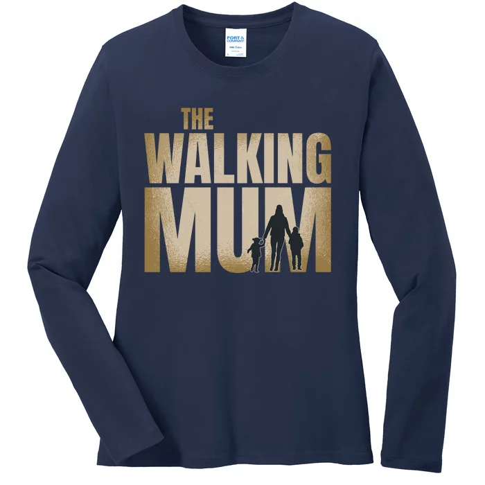 The Walking Mum Ladies Long Sleeve Shirt