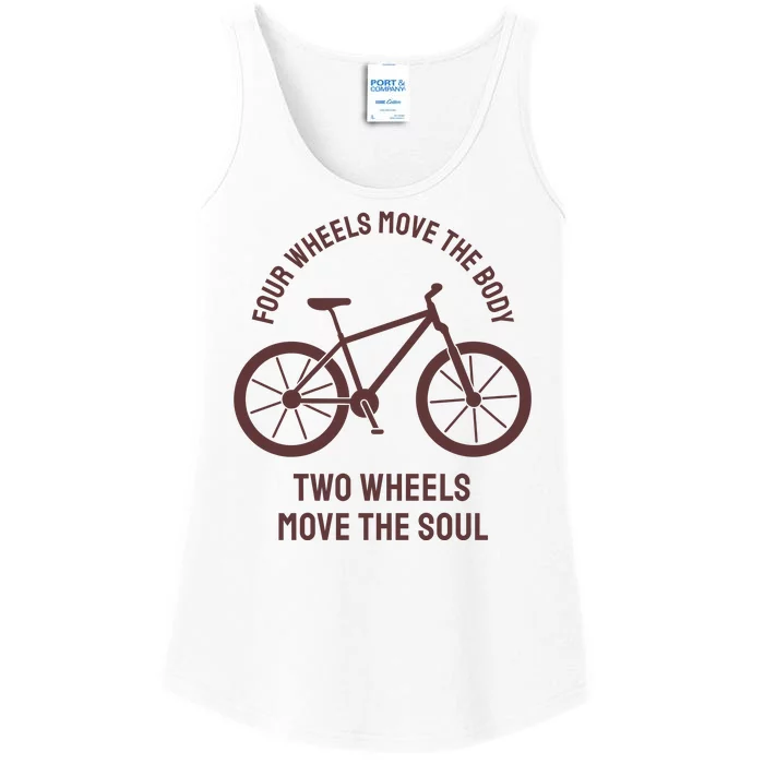 Two Wheels Move The Soul Ladies Essential Tank