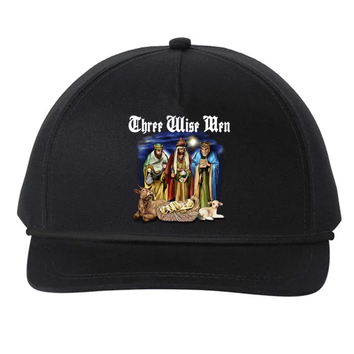 Three Wise Men Snapback Five-Panel Rope Hat