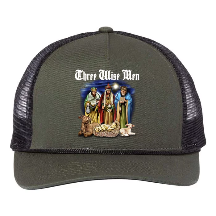 Three Wise Men Retro Rope Trucker Hat Cap