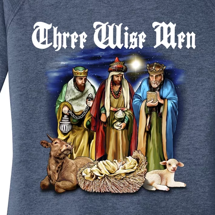 Three Wise Men Women's Perfect Tri Tunic Long Sleeve Shirt