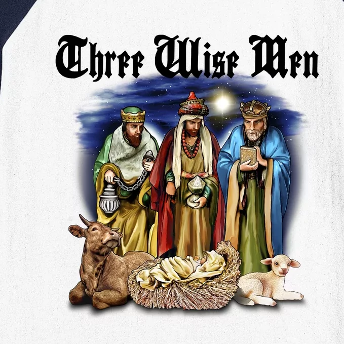 Three Wise Men Baseball Sleeve Shirt