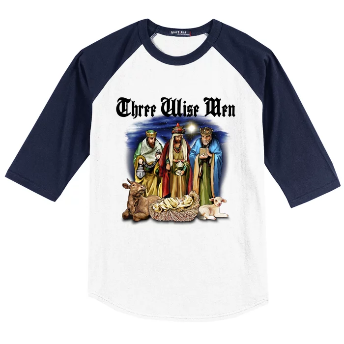 Three Wise Men Baseball Sleeve Shirt