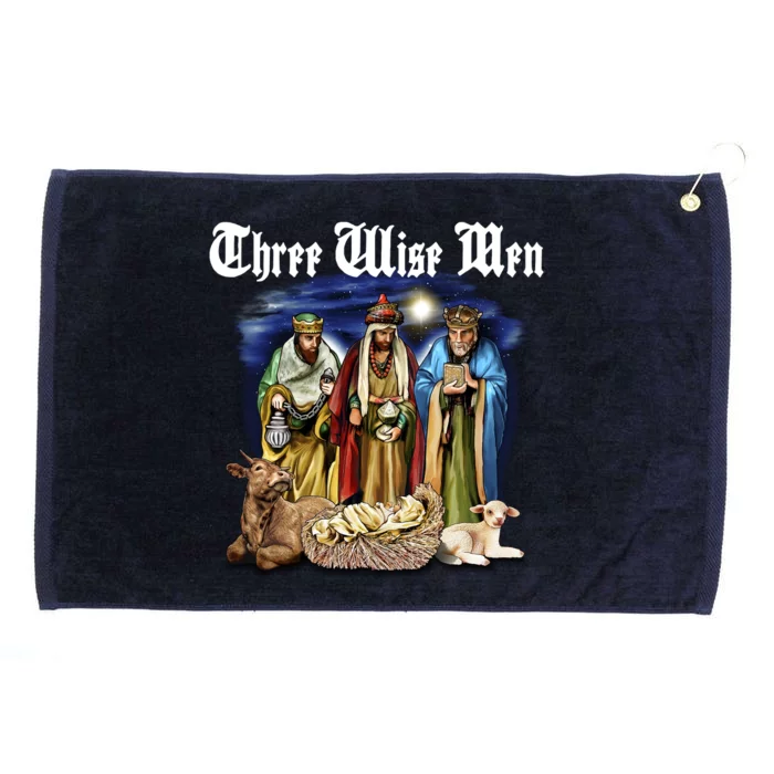 Three Wise Men Grommeted Golf Towel